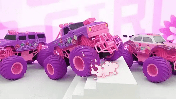 4x4 rosa infantil accion 3
