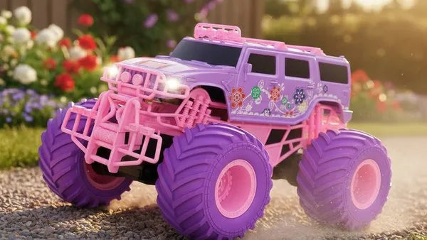 4x4 rosa infantil vista 3