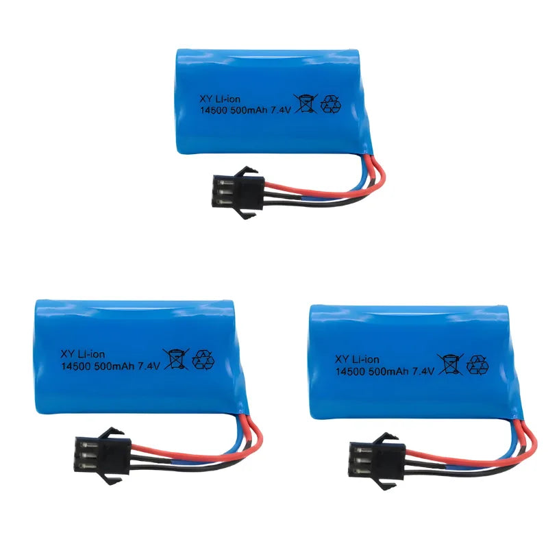 Bateria 7 4v 500mah vista 3
