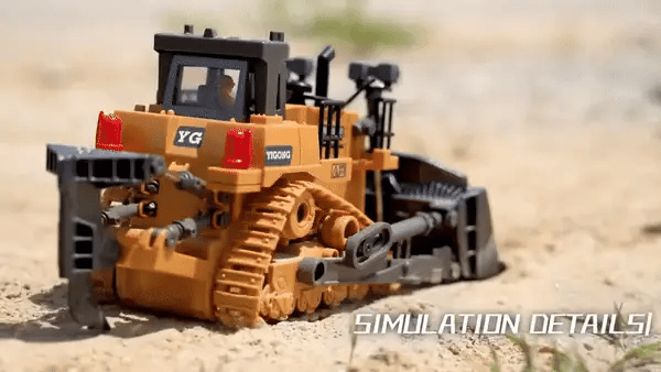 Bulldozer rc pala frontal accion