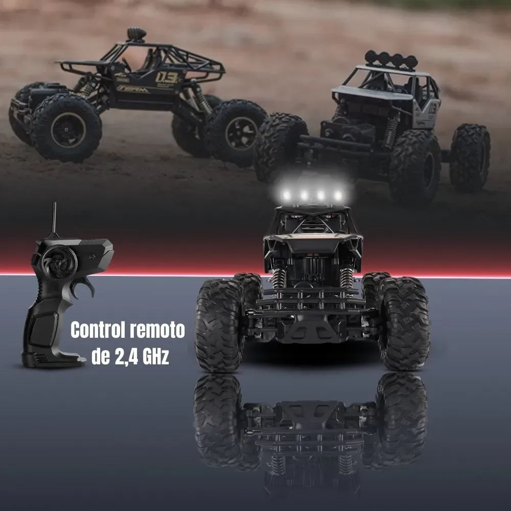 Coche RC TGK-4, control remoto 2.4GHz de largo alcance