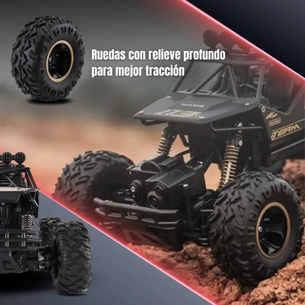 Coche RC TGK-4, ruedas de relieve profundo para tracción todoterreno