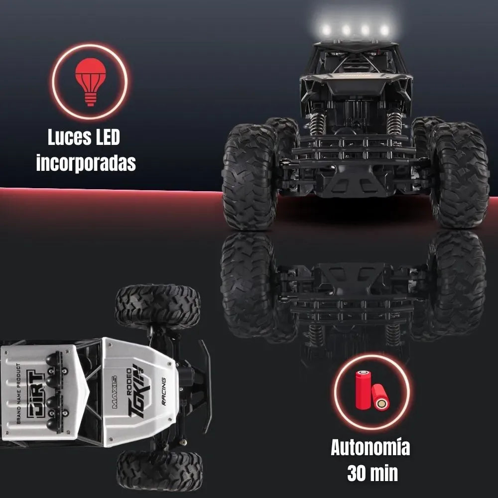Coche teledirigido TGK-4 con luces LED delanteras