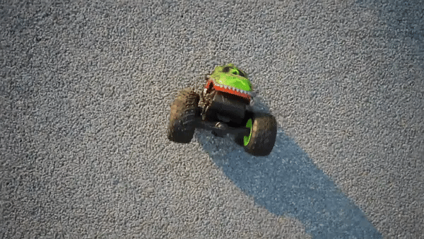 Monster truck dinosaurio accion 2