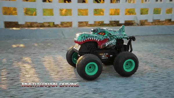 Monster truck dinosaurio accion 4