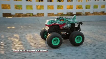 Monster truck dinosaurio accion 4