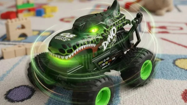 Monster truck dinosaurio vista 3
