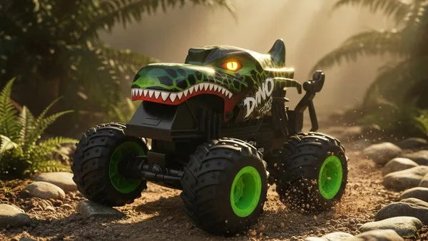 Monster truck dinosaurio vista 4