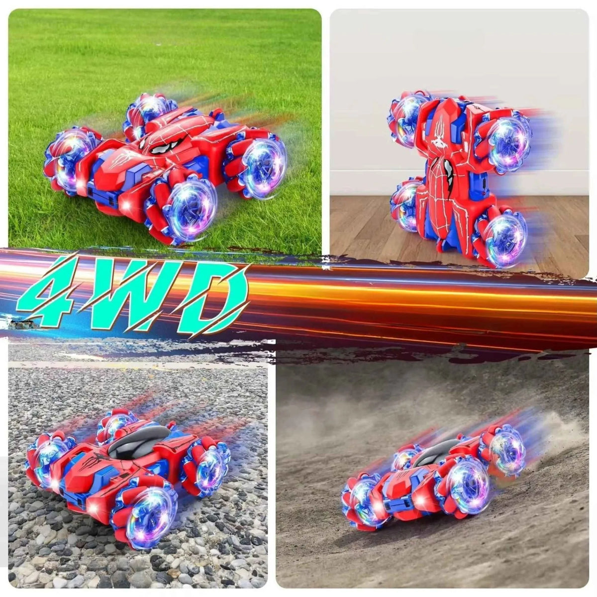 Spiderman rc collage 4wd superficies