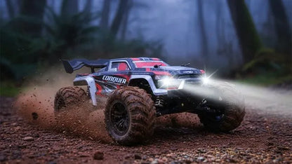 Truggy conquer luces led bosque noche